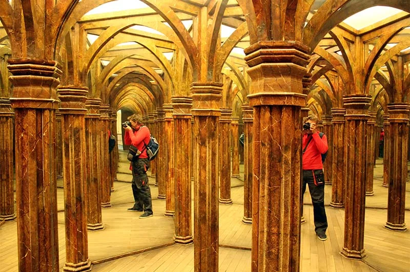 Mirror labyrinth at Petriny